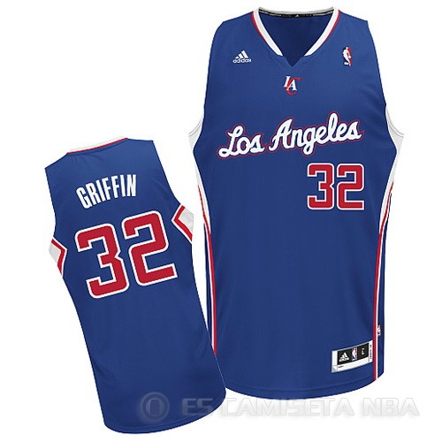 Camiseta Griffin #32 Los Angeles Clippers Azul - Haga un click en la imagen para cerrar